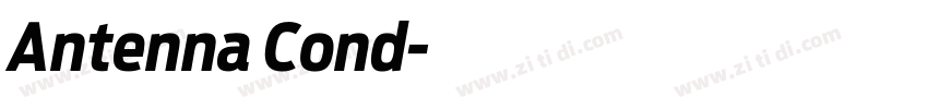 Antenna Cond字体转换